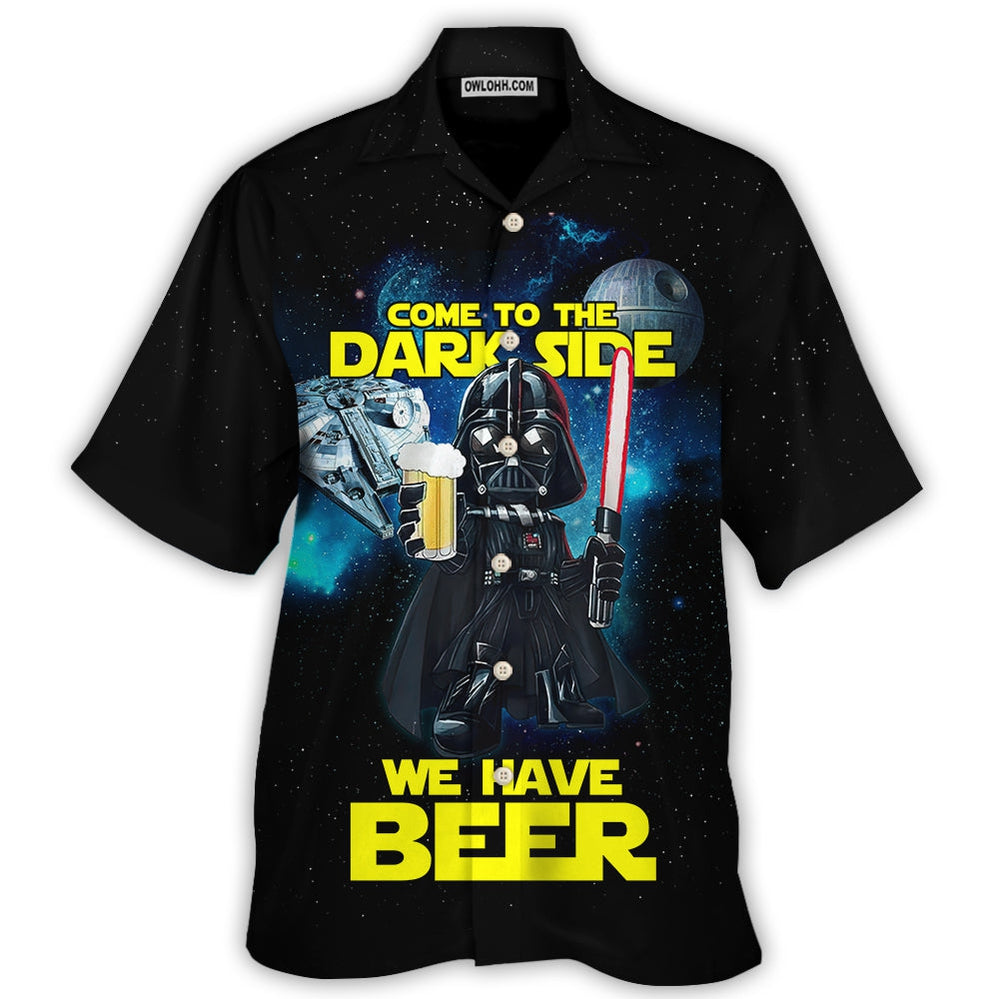 Star Wars Darth Vader Dark Side Beer - Hawaiian Shirt For Men, Women, Kids - Owl Ohh-Owl Ohh