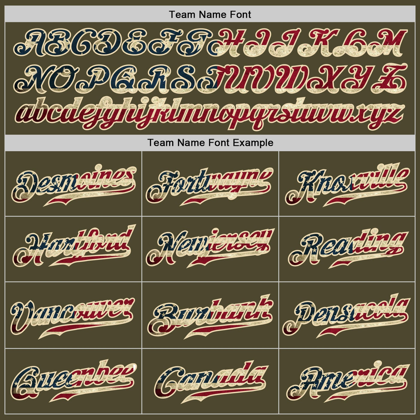Custom Olive Vintage USA Flag-Khaki Authentic Salute To Service Baseball Jersey