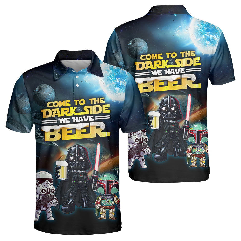 SW Stormtrooper Darth Vader Boba Fett - Polo Shirt