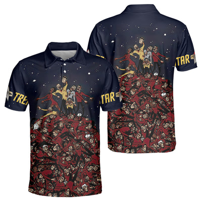 Halloween Star Trek Zombie Scary - Polo Shirt