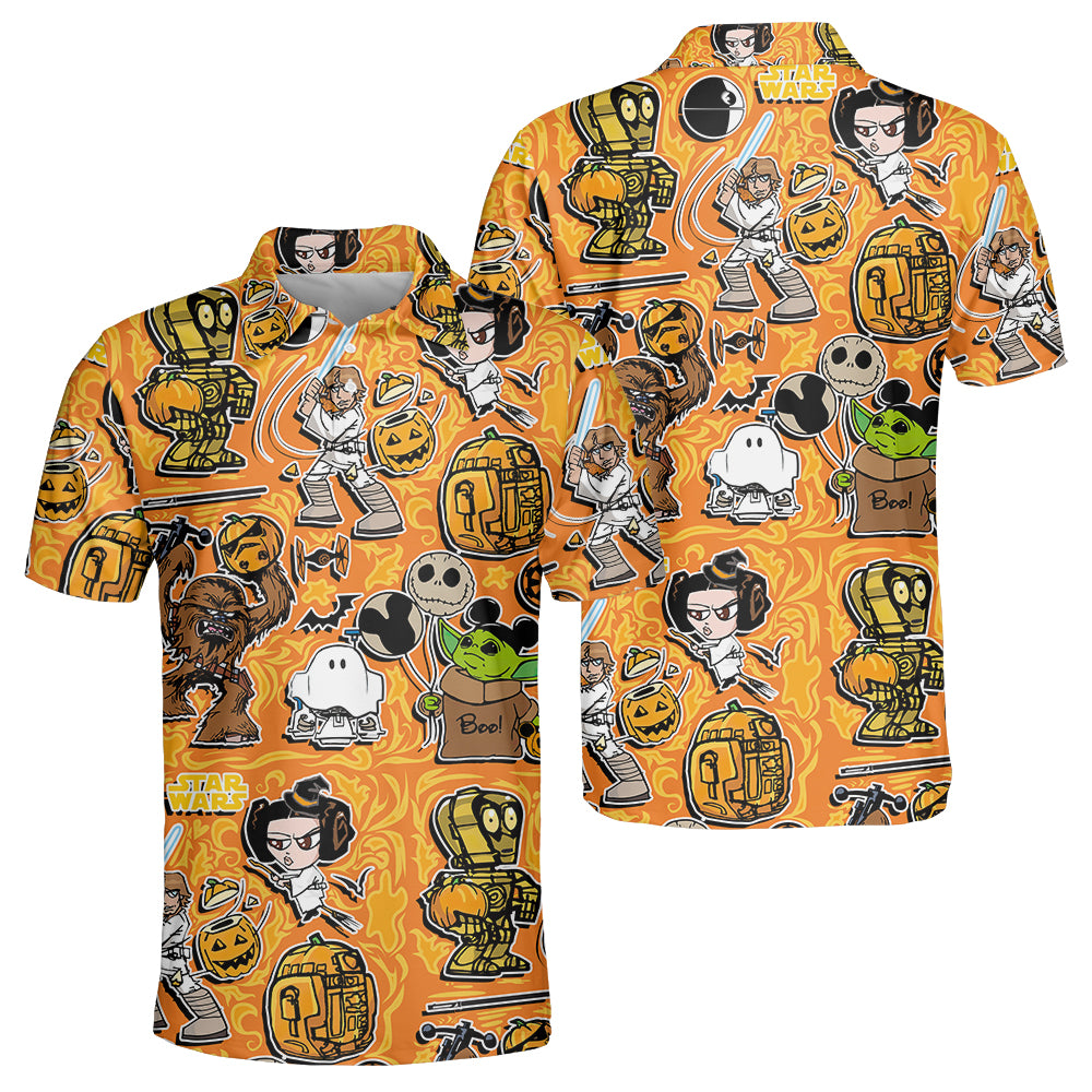 Halloween Starwars Cute Funny - Polo Shirt