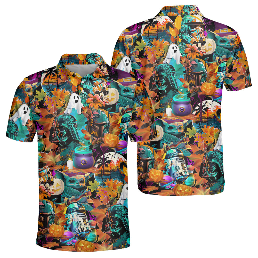 Halloween Star Wars Special Synthwave - Polo Shirt