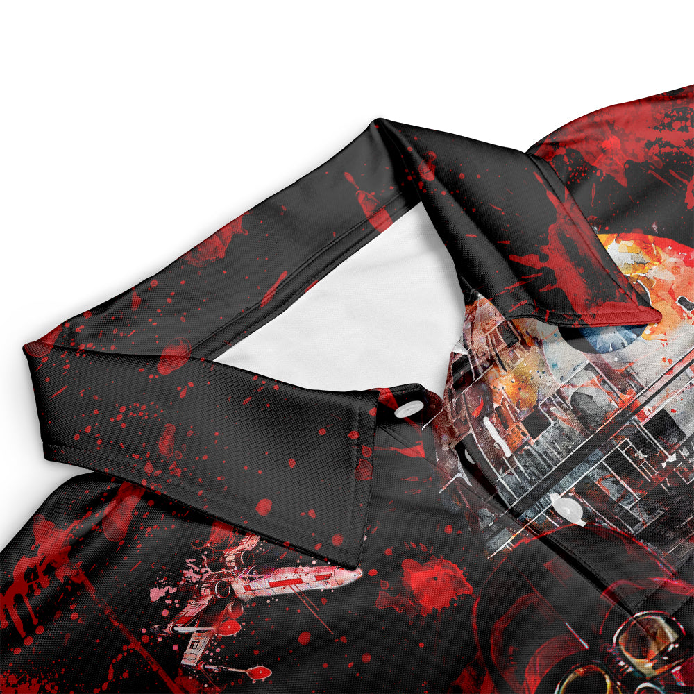 Halloween Starwars Horror Blood Scary - Polo Shirt