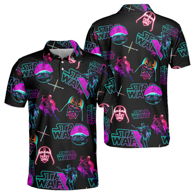 Neon Star Wars - Polo Shirt