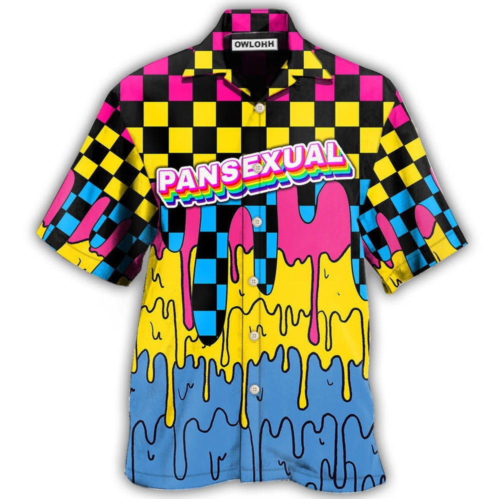 Hawaiian Shirt / Adults / S LGBT Pansexual Pop Art - Hawaiian Shirt - Owls Matrix LTD