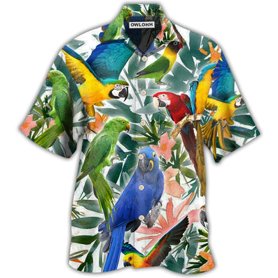 Hawaiian Shirt / Adults / S Parrot Tropical Leaf - Hawaiian shirt - Owls Matrix LTD