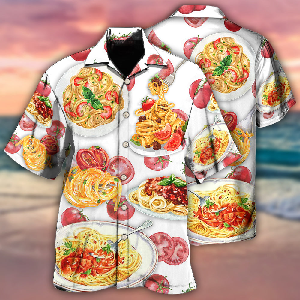 Food Pasta Make Me Happy Delicious Meal - Hawaiian Shirt - Owls Matrix LTD