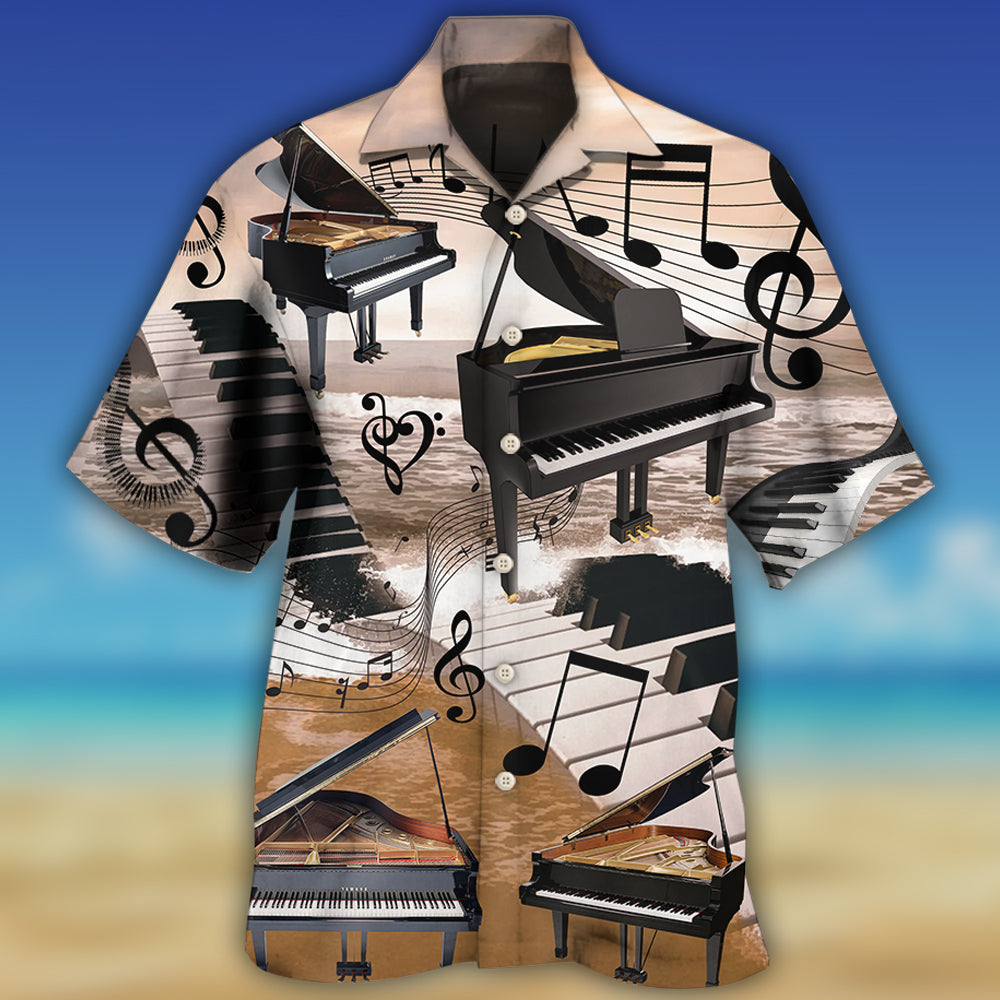 Piano Is My Life Style - Hawaiian Shirt - Owls Matrix LTD