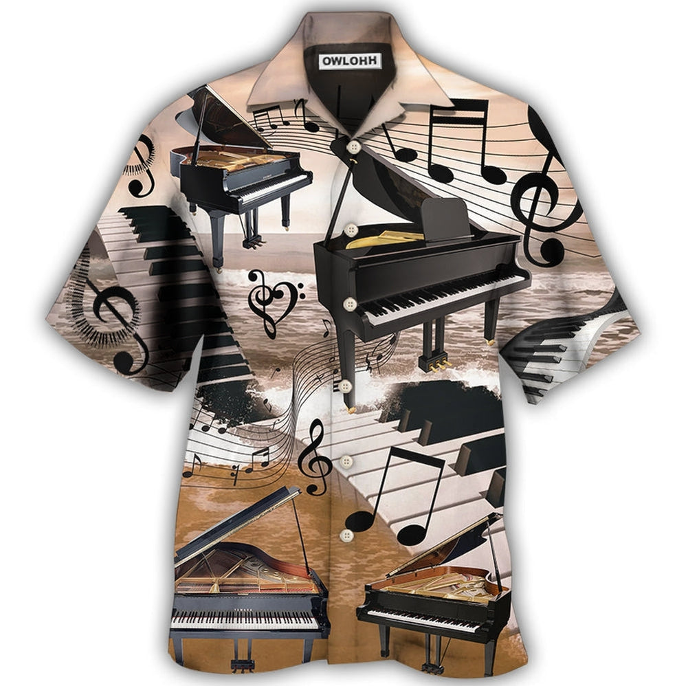 Piano Is My Life Style - Hawaiian Shirt - Owls Matrix LTD