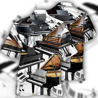 Piano Luxury Piano Style - Hawaiian shirt - Owls Matrix LTD