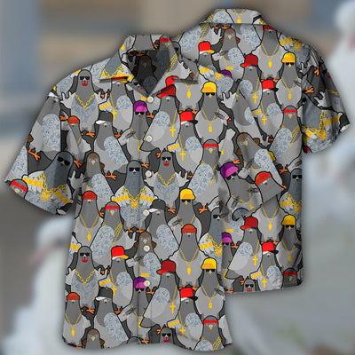 Dove Luxury Cool Style - Hawaiian Shirt - Owls Matrix LTD