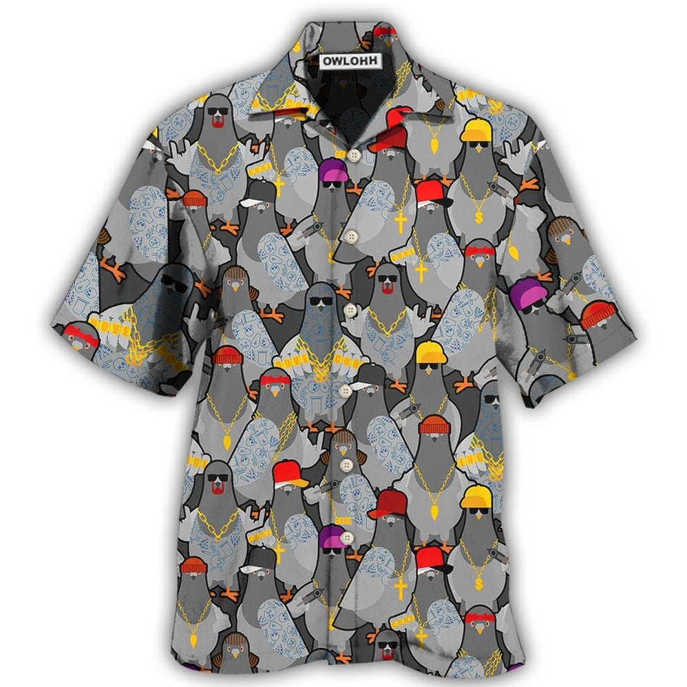 Hawaiian Shirt / Adults / S Dove Luxury Cool Style - Hawaiian Shirt - Owls Matrix LTD