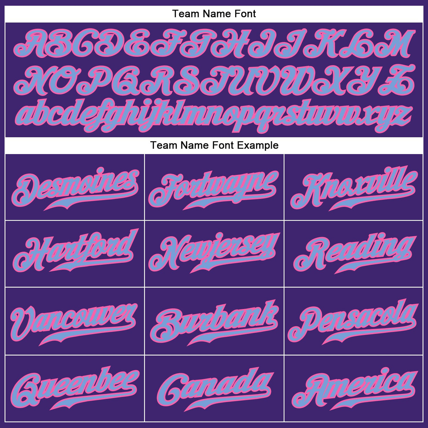 Custom Purple Light Blue-Pink Authentic Baseball Jersey - Owls Matrix LTD