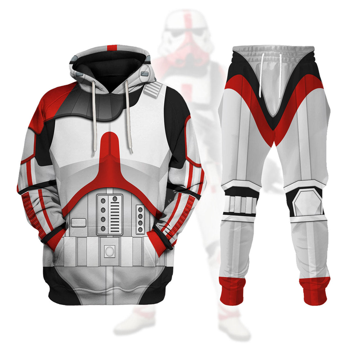 Star Wars Incinerator Troopers Costume - Hoodie + Sweatpant