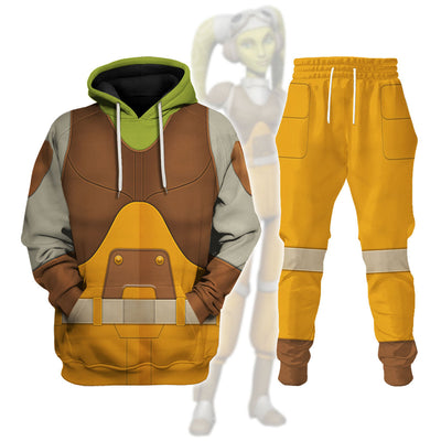 Star Wars Hera Syndulla Costume - Hoodie + Sweatpant