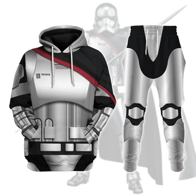 Star Wars Captain Phasma's Armor Costume - Hoodie + Sweatpant