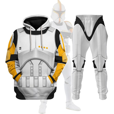Star Wars Clone Trooper Commander Costume - Hoodie + Sweatpant