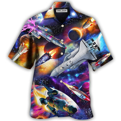 Hawaiian Shirt / Adults / S Rocket Style With Stunning Colors - Hawaiian Shirt - Owls Matrix LTD