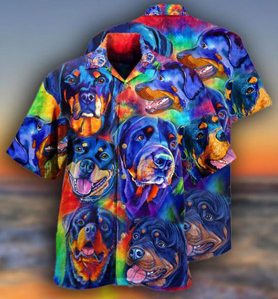 Rottweiler Needs You And Love - Hawaiian Shirt - Owls Matrix LTD