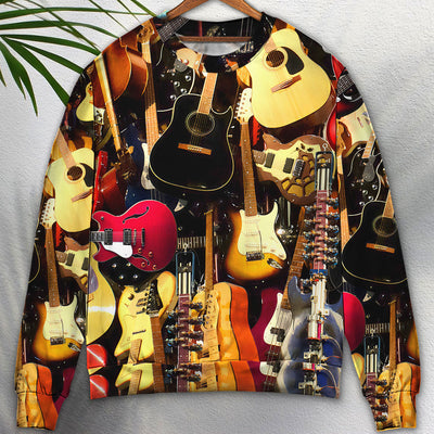 Guitar Music You Can Have Guitar - Sweater - Ugly Christmas Sweaters - Owls Matrix LTD