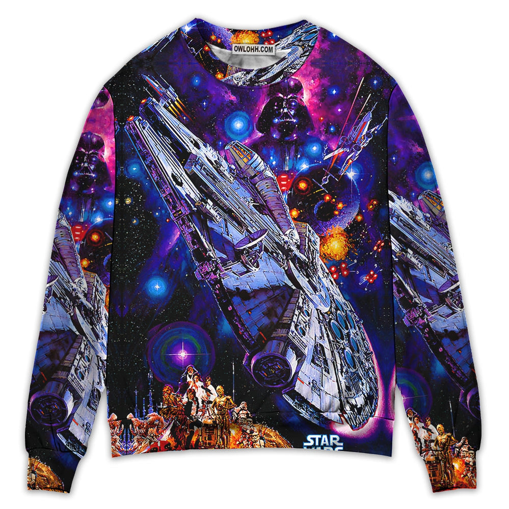Star Wars Darth Vader Millennium Falcon - Sweater