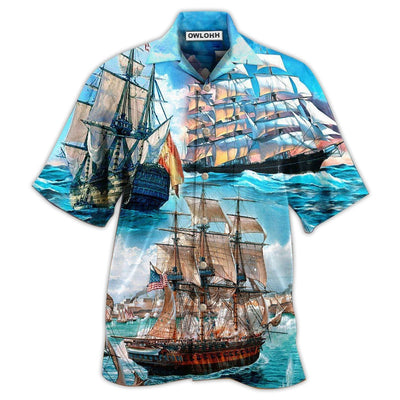 Hawaiian Shirt / Adults / S Sailing Come Away With Me - Hawaiian Shirt - Owls Matrix LTD