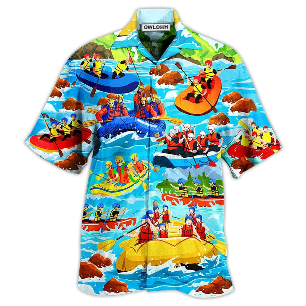 Hawaiian Shirt / Adults / S Sailing Happiness Colorful - Hawaiian Shirt - Owls Matrix LTD