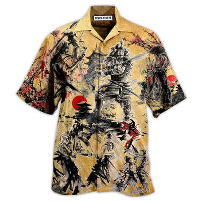 Hawaiian Shirt / Adults / S Samurai The Way Of The Samurai Is Found In Death - Hawaiian Shirt - Owls Matrix LTD