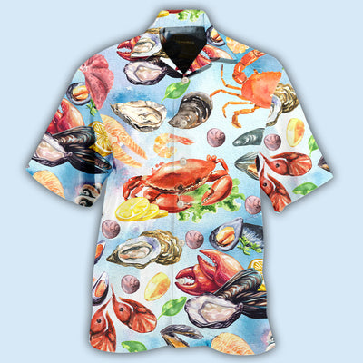 Food Seafood Basic Style - Hawaiian Shirt - Owls Matrix LTD