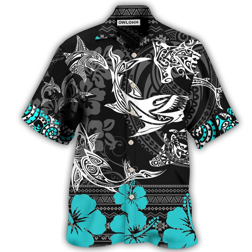 Hawaiian Shirt / Adults / S Shark Love Amazing Life - Hawaiian Shirt - Owls Matrix LTD