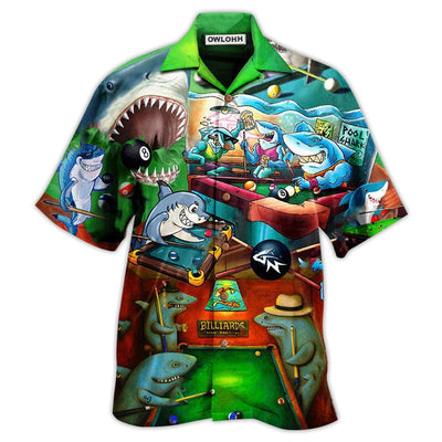 Hawaiian Shirt / Adults / S Shark Pool So Much Fun - Hawaiian Shirt - Owls Matrix LTD