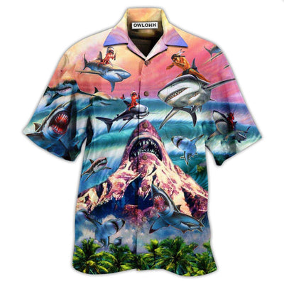 Hawaiian Shirt / Adults / S Shark You Still Find Shark - Hawaiian Shirt - Owls Matrix LTD