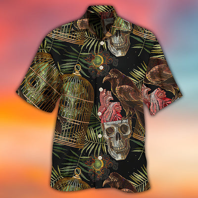 Skull Alien So Cool - Hawaiian Shirt - Owls Matrix LTD