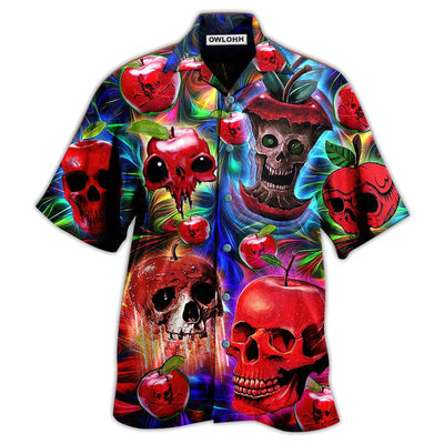 Hawaiian Shirt / Adults / S Skull Love Apple - Hawaiian Shirt - Owls Matrix LTD