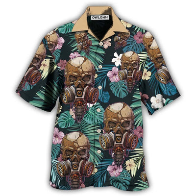 Hawaiian Shirt / Adults / S Skull Style Lover Skull - Hawaiian Shirt - Owls Matrix LTD