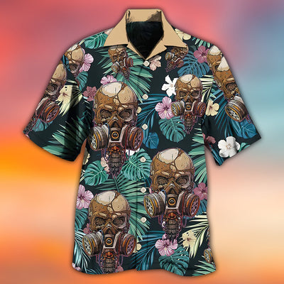 Skull Style Lover Skull - Hawaiian Shirt - Owls Matrix LTD