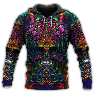 Zip Hoodie / S Skull So Amazing Color - Hoodie - Owls Matrix LTD