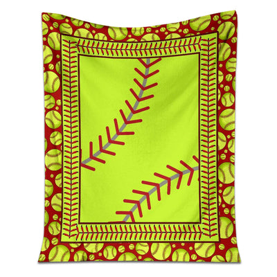50" x 60" Softball All I Need - Flannel Blanket - Owls Matrix LTD