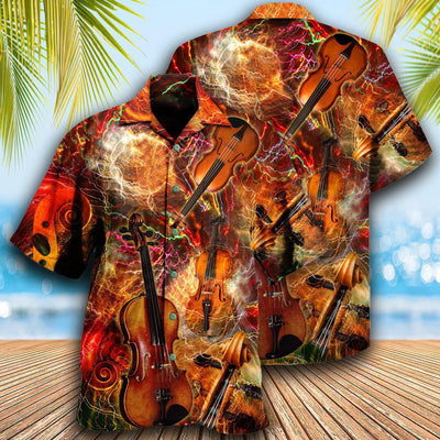 Violin Soul Of Music - Hawaiian Shirt - Owls Matrix LTD