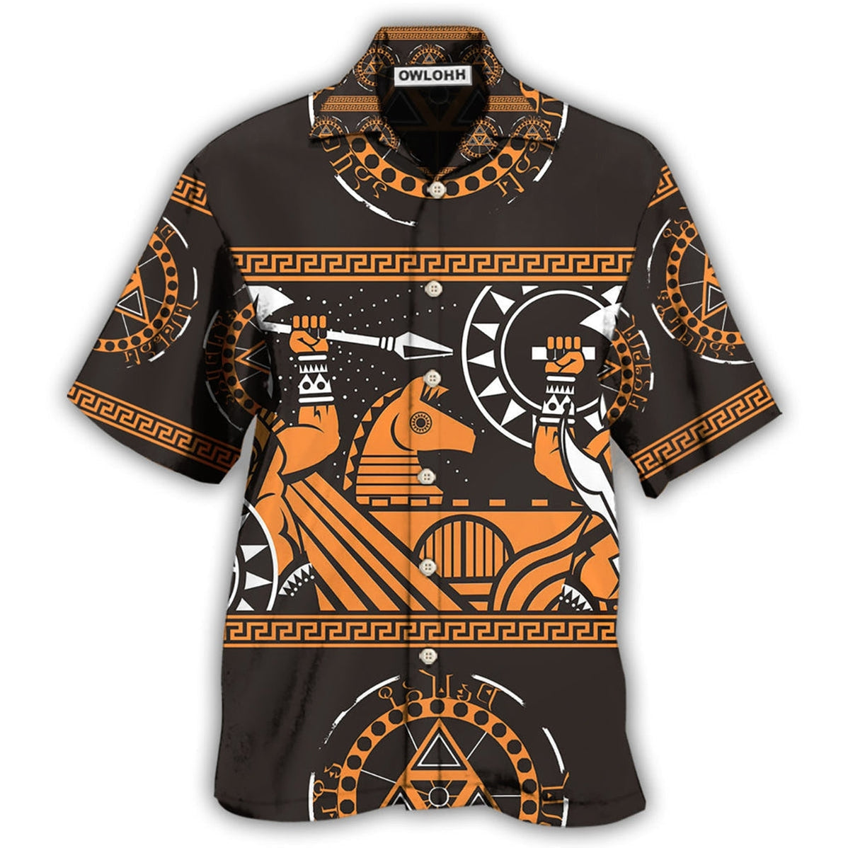 Hawaiian Shirt / Adults / S Warrior Spartan Warriors So Nice - Hawaiian Shirt - Owls Matrix LTD