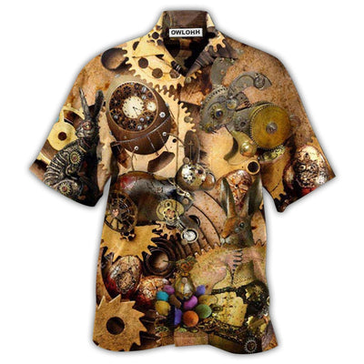 Hawaiian Shirt / Adults / S Steampunk Style Easter Enjoy - Hawaiian Shirt - Owls Matrix LTD