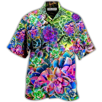 Hawaiian Shirt / Adults / S Succulent Flowers Succulents Are Planttastic - Hawaiian Shirt - Owls Matrix LTD