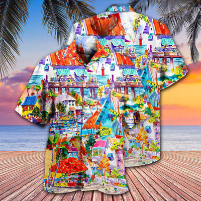 Holiday Summer Vacation By The Beach - Hawaiian Shirt - Owls Matrix LTD