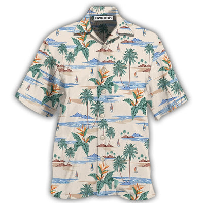 Hawaiian Shirt / Adults / S Beach It's Tropical Beach Summer In Aloha Style - Hawaiian Shirt - Owls Matrix LTD