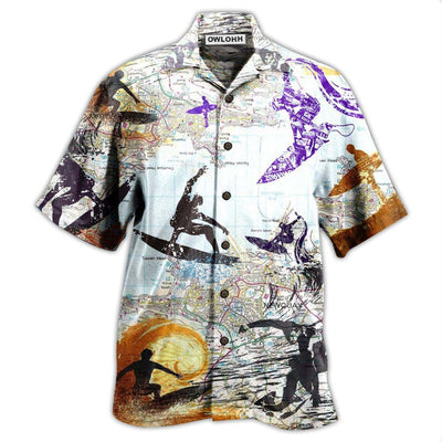 Hawaiian Shirt / Adults / S Surfing Is My Life - Hawaiian Shirt - Owls Matrix LTD