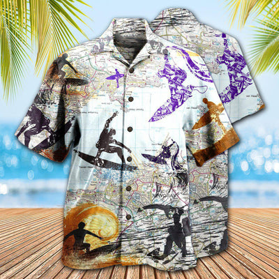 Surfing Is My Life - Hawaiian Shirt - Owls Matrix LTD
