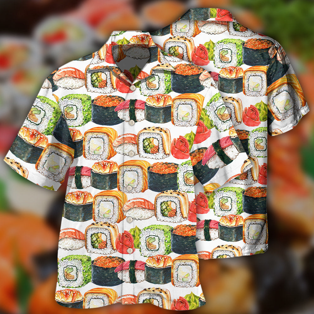 Sushi Basic Colorful - Hawaiian Shirt - Owls Matrix LTD