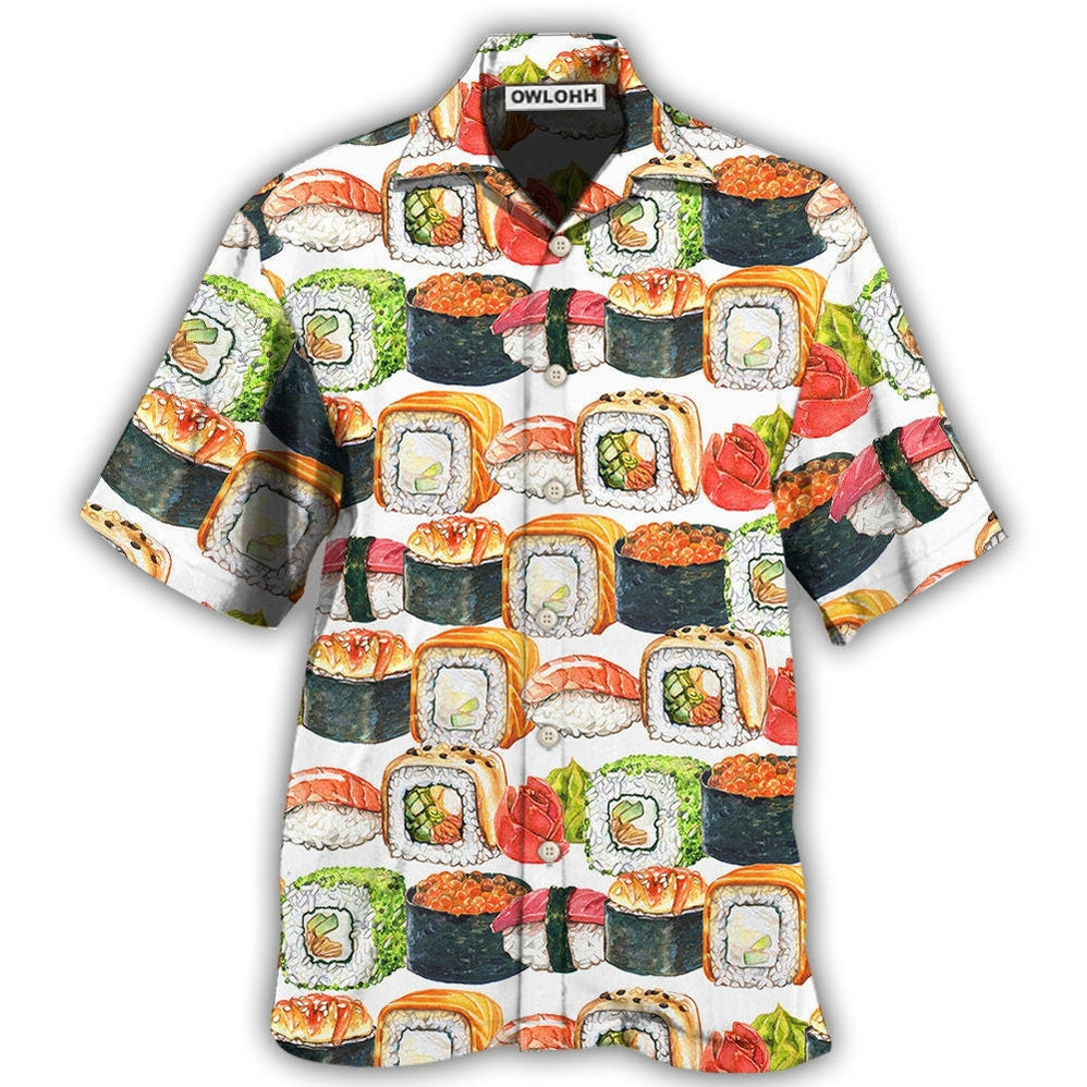 Hawaiian Shirt / Adults / S Sushi Basic Colorful - Hawaiian Shirt - Owls Matrix LTD