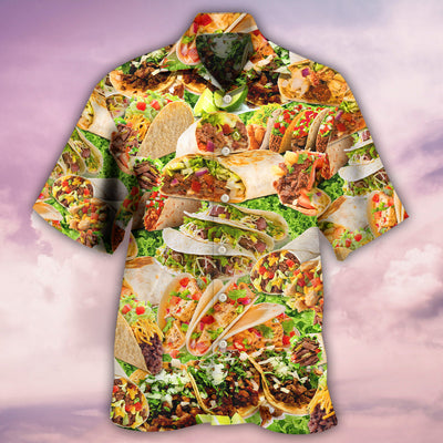 Food Lover Tacos My Love Is For Tacos - Hawaiian Shirt - Owls Matrix LTD