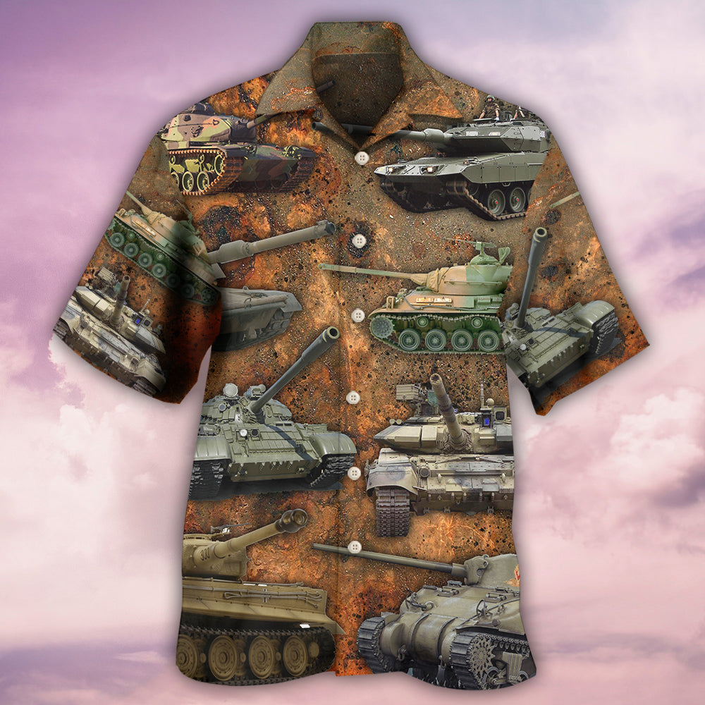 Tank Dusty Retro Vibe - Hawaiian Shirt - Owls Matrix LTD